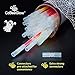 Glow Sticks Bulk Party Supplies - Light Stick Bracelets - Extra Bright Glow in The Dark Party Favors - 8 Inch Bracelet Strong 6mm Thick - 9 Vibrant Neon Colors - Stuffers for Kids - Mix (100 pieces)
