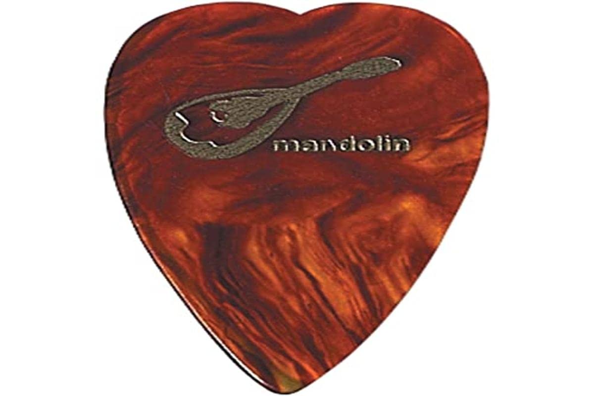 GEWA Fire Stone Plectrum/Pick Mandolin 0.64 mm, 12 pieces