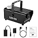 Easife Professional Fog Machine Halloween Automatic Smoke Machine 600W Remote Control with Lights LED for Continuous Fog&Independent-Used Lighting Effects Chrismas Party Wedding Stage