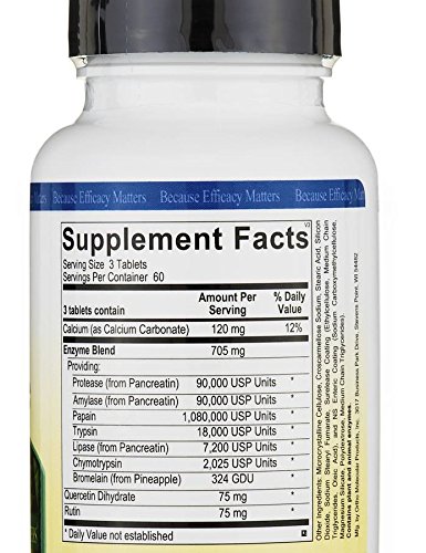 Ortho Molecular - Vascuzyme - 180 Tablets