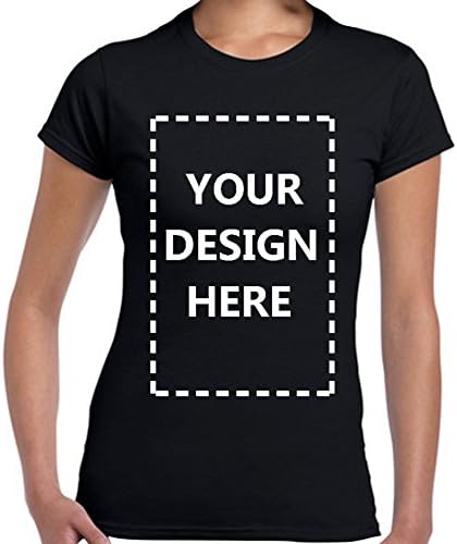 Woman Custom Add Your Own Design Photo Text Name Here Cotton T Shirts