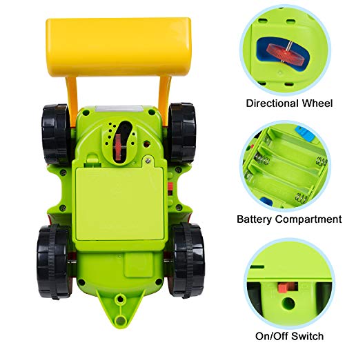 iFixer RC Radio Control Truck Toy for Toddlers Kids, Remote Control Car with Sound, Truck Yellow - Thumbnail 4