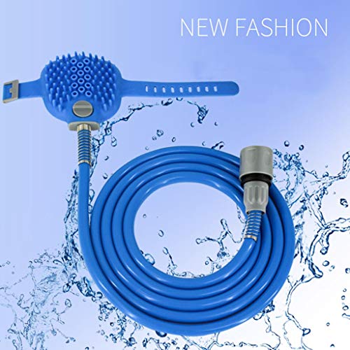 SuperUS Pet Bathing Brush Pet Dog Cat Shower Bathing Brush Tool Water Sprayer Head Sprinkler Hair Washer