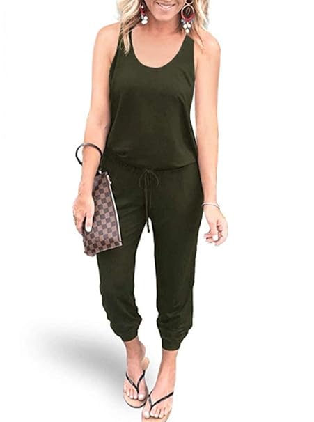 Casual Drawstring Jumpsuit (various colours)