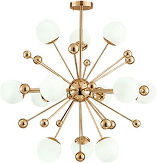 Amerikanischen Schlafzimmer Restaurant Led Pendelleuchte Kreative Lowenzahn Glaskugel Pendelleuchte Beleuchtung Ohne Lichtquelle Farbe Gold Amazon De Beleuchtung