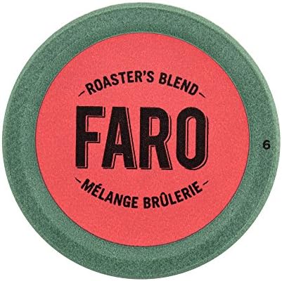 Faro Roaster's Blend, Medium Roast Coffee, 100% Compostable Rainforest Alliance Single Serve Cups for Keurig K-Cup Brewers, 24 Count