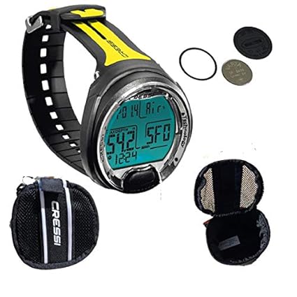 Cressi Leonardo Tauchcomputer im Sparset Gelb