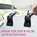 Starling's Headrest Hooks for Car - Back Seat Organizer Hanger Storage Hook, Car SUV(Set of 4) Black, Purse Hook for Car Handbag Clothes Umbrellas Coats Grocery Bags & More!