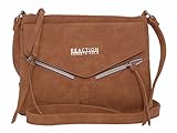 Kenneth Cole Reaction KN1963 Columbus Mini Crossbody Messenger Purse Shoulder Bag (Amber)