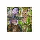 Kelly Rae Roberts Unbroken Wings Wall Art, 8 by 8-Inch