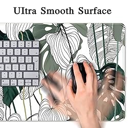 Desk Mat Green Plant Leaf Large Mouse Pad Desk Pad