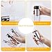 Besmon Olive Oil Sprayer Food-grade Glass Bottle dispenser for Cooking, BBQ, Salad, Kitchen Baking, Roasting, Frying (Clear)