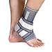 Ankle Brace - Ankle Support with Adjustable Compression Wrap for Men and Women, Ankle Sleeve Support for Volleyball Running Basketball,Foot Injury Recovery and Ankle Protector