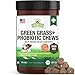 Grass Saver for Dogs - 120 Grain-Free Chews - Dog Urine Neutralizer for Grass Burn Spots, Dog Pee Lawn Repair + Chewable Probiotics for Dogs, Digestive Enzymes, DL Methionine, Apple Cider Vinegar, USA