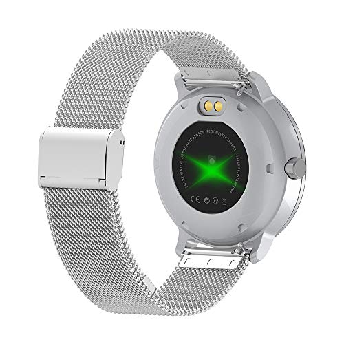 BingoFit Epic Fitness Tracker Smart Watch, Activity Tracker with Heart Rate Monitor, Waterproof Pedometer Watch with Sleep Monitor, Step Counter for Kids (A-Sliver) - Thumbnail 2