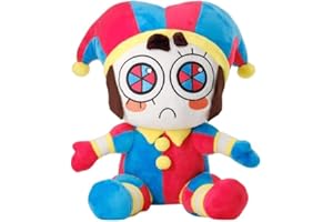 DUAL BLING 2023 New The Amazing Digital Circus Plush, 11.2" Pomni Plushies Toy for TV Fans Gift, Cute Stuffed Figure Doll for Kids and Adults, Birthday Halloween Christmas Choice for Boys Girls