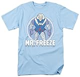 DC Comics Men's Mr Freeze Classic T-shirt XX-Large Light Blue