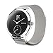 Shangpule Replacement Bands for Withings Nokia Steel HR Tracker, Stainless Steel Metal Bracelet Strap for Withings Nokia Steel HR 40mm/36mm (Milanese Silver, 40mm)