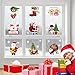 Sinceroduct Christmas stickers Christmas Wall Stickers Window Decorations Clearance – Holiday Window Sticker Clings - 16 Pack including Christmas Tree,Santa Claus, Snowman,etc,.plus Some Snowflakes,Fe