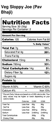 Veg Sloppy Joe Sandwich Filling - 300g Prepared (Pack of 2)