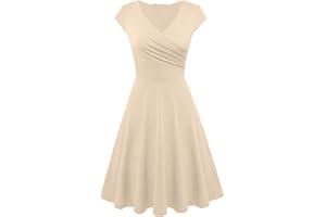 NDVYXX Spring School Sweaters for Women Shift Full Sleeve Casual Round Neck Checkered Tunic Dress Fitted Comfy Frill