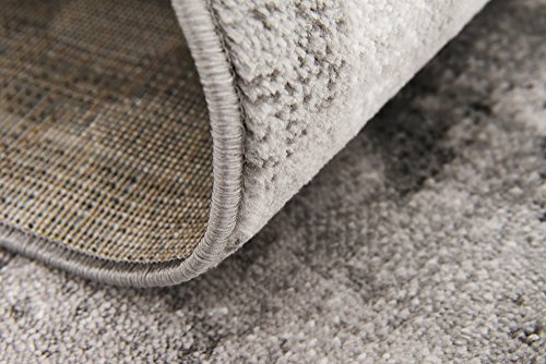 Unique Loom Sofia Collection Dark Gray 8 x 10 Area Rug (8' x 10')