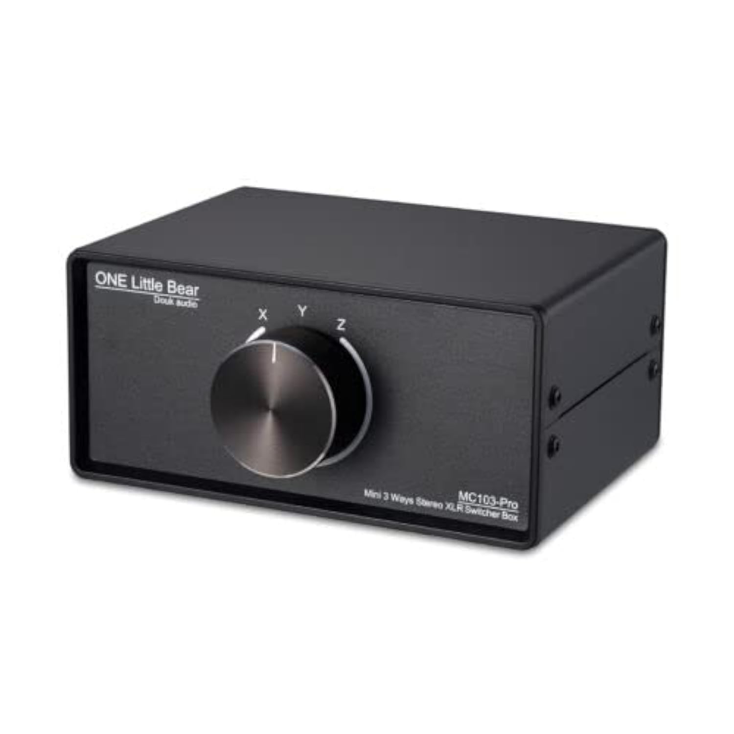 Nobsound 1-IN-3-OUT XLR Audio Switch, Balanced Audio Converter, 3-Way Stereo Passive Audio Selector Switcher (MC103 Pro 3-OUT)