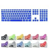 All-inside Dark Blue Keyboard Cover for iMac Wired USB Keyboard