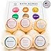 Bath Bomb Gift Set, 6 Pack - Organic Bath Bombs - Lush & Fizzy Bath Bomb w/ 100% Pure Essential Oils - Made in USA