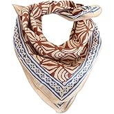 Multicolored 21''x21'' Cotton Bandana for Women and Men Multi-purpose Headband Hair Scarf Protective Coverage