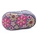 Beeliss Baby Girls Loafers Knitted Crib Shoes (Grey, 6-12 Months)