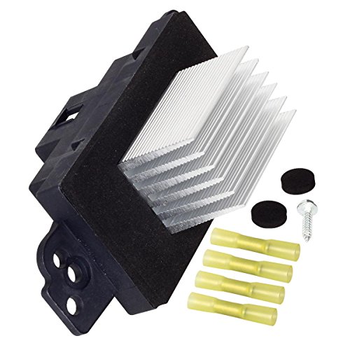 PartsSquare HVAC Blower Motor Resistor With Harness 15850268 22754990 RU359 Replacement for Chevy Silverado Tahoe Suburban Impala,GMC Sierra Yukon,Buick Rainier Century Blower Resistor & Wire Pigtail