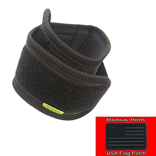 Sticky Holster AnkleBiter Wrap System (w/ Bonus Velcro USA Black Flag Patch)