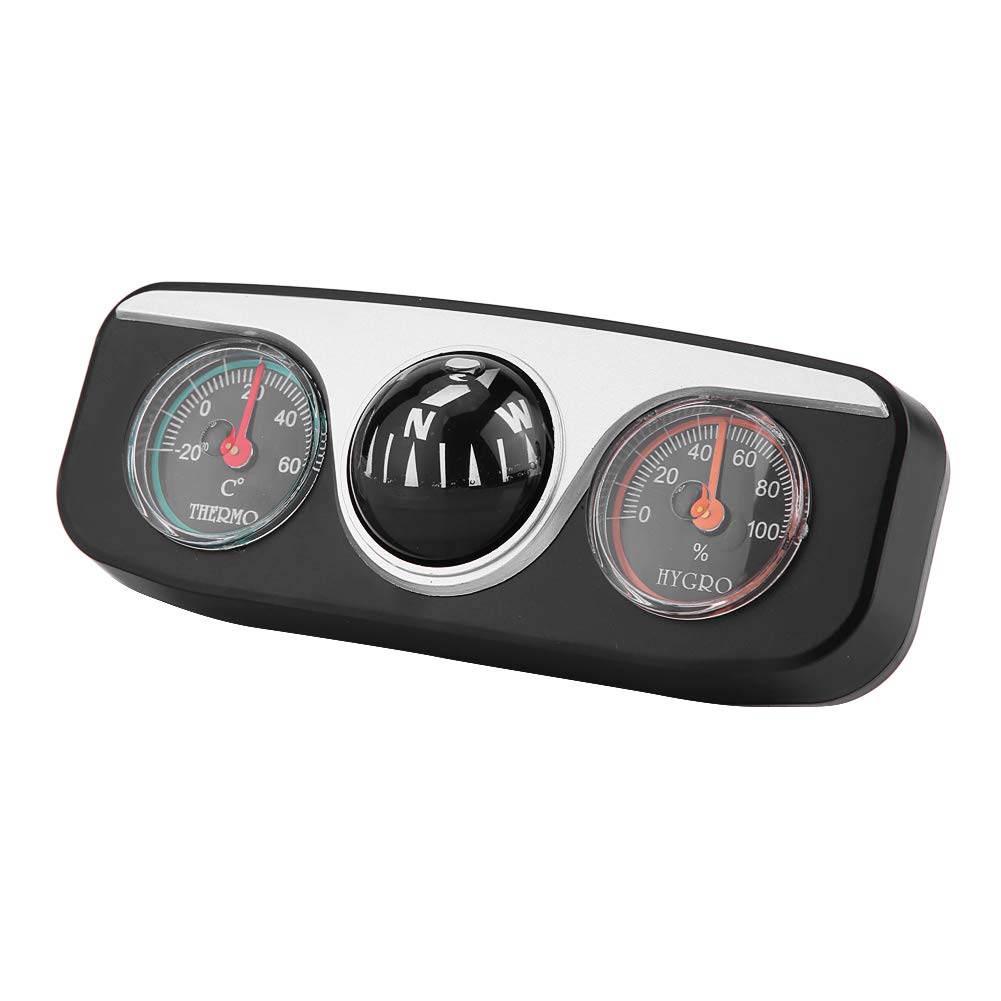 Direction Compass Car Thermometer, Accurate Readout Navigation Compass