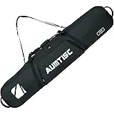 AUMTISC Padded Snowboard Bag for Air Travel, Snowboard Travel Bags for Flying with Gear Pockets, Available Length in 155cm | 165cm | Ajustblae 156-181cm