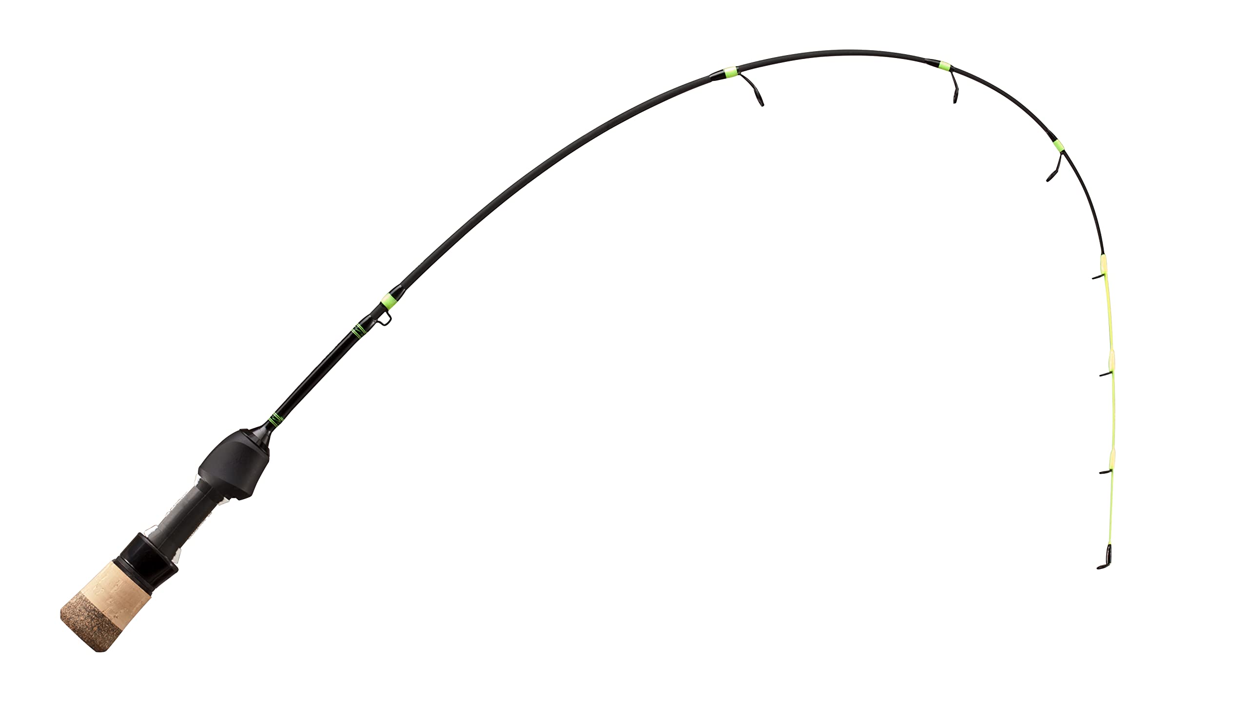 Photo 1 of 13 FISHING - Tickle Stick - Ice Fishing Rod - Gen 3 - 27" UL (Ultra Light) - 1/64oz-1/16oz - PC2 Flat-Tip Blank - TS3-27UL, Black
