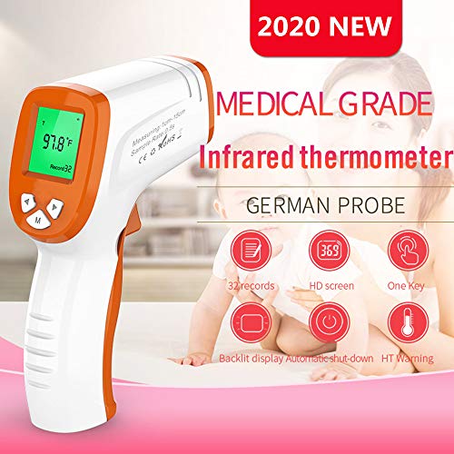 Infrared Forehead Thermometer for Adults, No Touch Digital Infrared