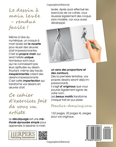 Pratique Dessin Xl Livre Dexercices 18 Robes De Bal