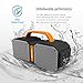 BUGANI M83 Bluetooth Speakers, 40W Waterproof Outdoor Bluetooth 5.0, Wireless stereo Pairing Booming Bass Speaker, 2400 Minutes Playtime With Change Your Phone, for Home Party, Gym (orange)