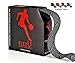 FlexU BLACK KINESIOLOGY TAPE; 140 PreCut Strips (115 feet) Bulk Pack; Advanced Strength and Flexibility Properties; Longer Lasting, Pro Grade Therapeutic Synthetic Recovery Sports Tape