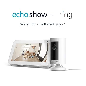 Amazon.com: Ring Indoor Cam with Echo Show 5 - Sandstone ...