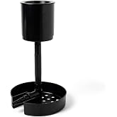 Jebao SK-50 in-Pond Skimmer | Adjustable Depth, 14" to 34" Surface Skimmer for Ponds up to 270 Sq. Ft., 1,500&ndash;3,500 GPH Pump Required
