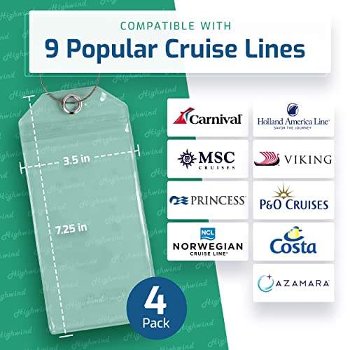 Highwind Cruise Luggage Tags for Suitcases Compatible with Celebrity