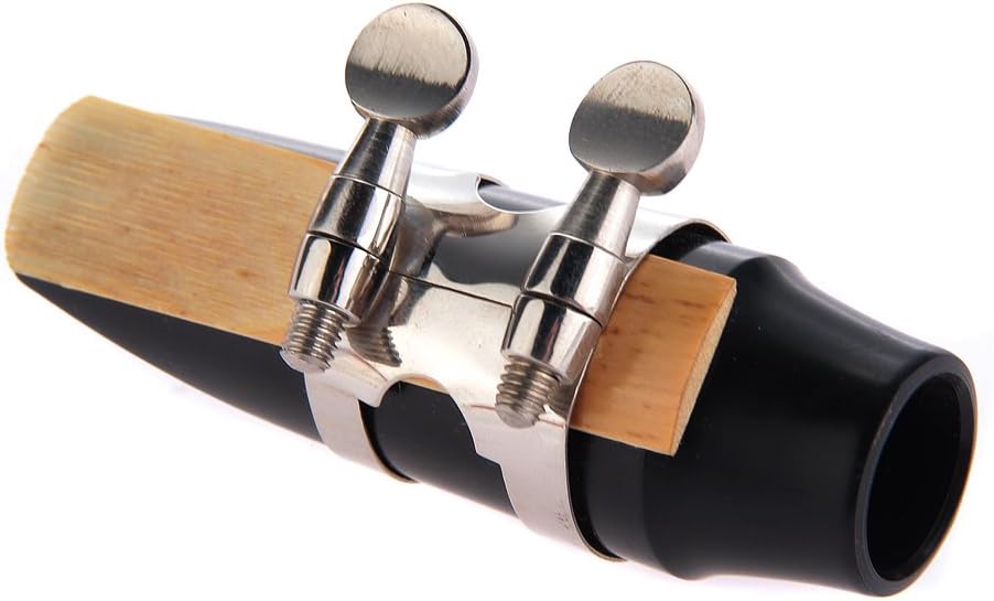 Bb Soprano Sax Saxophone Mouthpiece Black ABS Musical Instrument Replacement