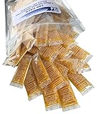 100 Pack of 2gm Orange to Green Indicating Silica Gel Packets Desiccants, NO Cobalt (II) Chloride [2.15" x .85"] - RECHARGEABLE by Listing Instructions