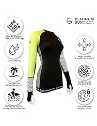 Women's Rash Guard Swim Shirt Long Sleeve Swimsuit Top Bathing Swimming Shirts - Sun Protection Clothing UPF 30+   50+