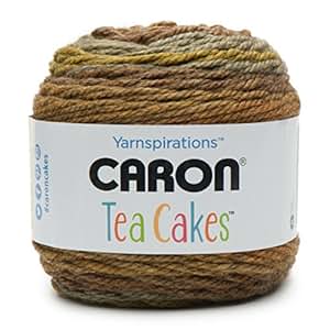 Amazon.com: Caron Tea Cakes Yarn - Maple Matcha