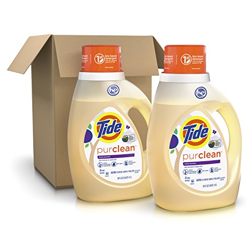 Tide Purclean Plantbased Laundry Detergent, Honey Lavender Scent, 2x50