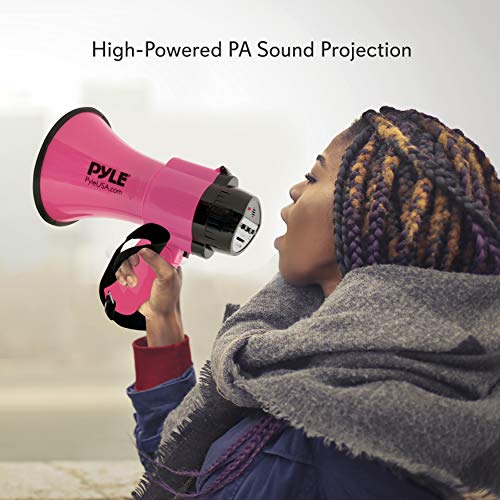 5 Portable+Megaphone+Speaker+Siren+Bullhorn
