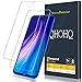 [2-Pack] QHOHQ Screen Protector for Xiaomi Mi 9 Lite,Redmi Note 8,Redmi Note 7,Redmi 7, [9H Hardness] [Bubble Free] HD Transparent Scratch-Resistant Tempered Glass